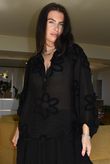Sabo Boucle Flower Blouse Black